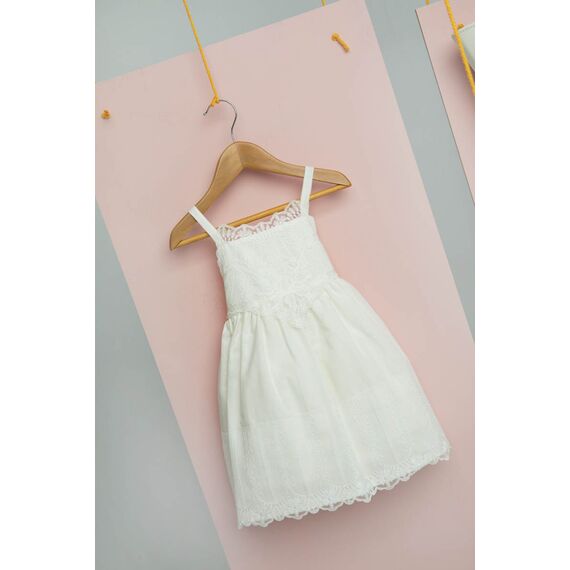 Bambolino: Anatoli Βαπτιστικό ρούχο για κορίτσι 1612 - Ρούχα Βάπτισης για Κορίτσι στο Oneirokosmos