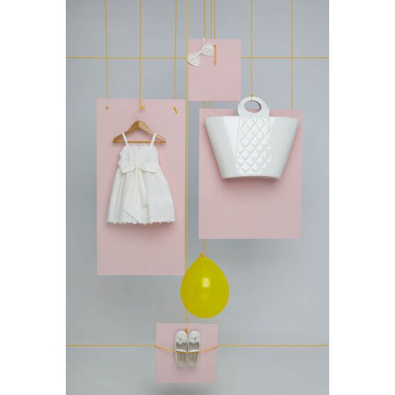 Bambolino: Anatoli Βαπτιστικό ρούχο για κορίτσι 1612 - Ρούχα Βάπτισης για Κορίτσι στο Oneirokosmos