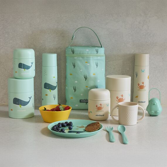 Miniland Food Thermos Mini 280ml Crab 89643 - Θερμός & Ισοθερμικά Προϊόντα στο Oneirokosmos