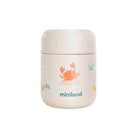 Miniland Food Thermos Mini 280ml Crab 89643 - Θερμός & Ισοθερμικά Προϊόντα στο Oneirokosmos