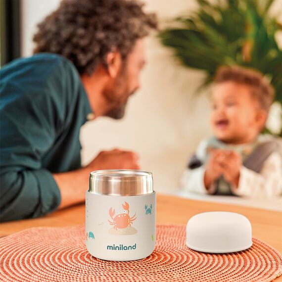 Miniland Food Thermos Mini 280ml Crab 89643 - Θερμός & Ισοθερμικά Προϊόντα στο Oneirokosmos