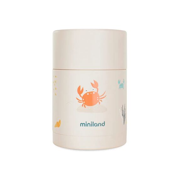 Miniland Food Thermos 600ml Crab 89642 - Θερμός & Ισοθερμικά Προϊόντα στο Oneirokosmos