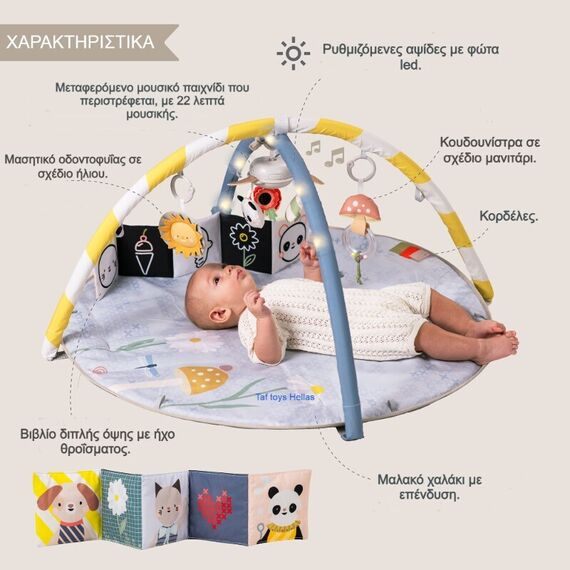 Taf Toys Βρεφικό Γυμναστήριο Δραστηριοτήτων Melody Bloom Gym T-13495 - Γυμναστήρια Δραστηριοτήτων στο Oneirokosmos