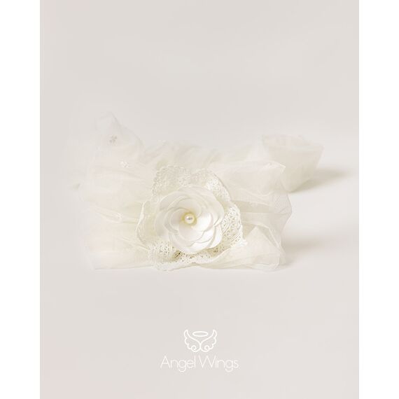 Angel Wings Βαπτιστικό Ρούχο για Κορίτσι Mimoza Σχέδιο 278 - Ρούχα Βάπτισης για Κορίτσι στο Oneirokosmos
