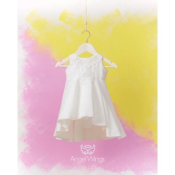 Angel Wings Βαπτιστικό Ρούχο για Κορίτσι Alice Σχέδιο 298 - Ρούχα Βάπτισης για Κορίτσι στο Oneirokosmos
