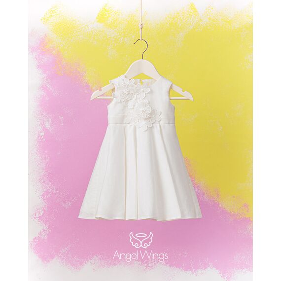 Angel Wings Βαπτιστικό Ρούχο για Κορίτσι Sofie Σχέδιο 302 - Ρούχα Βάπτισης για Κορίτσι στο Oneirokosmos