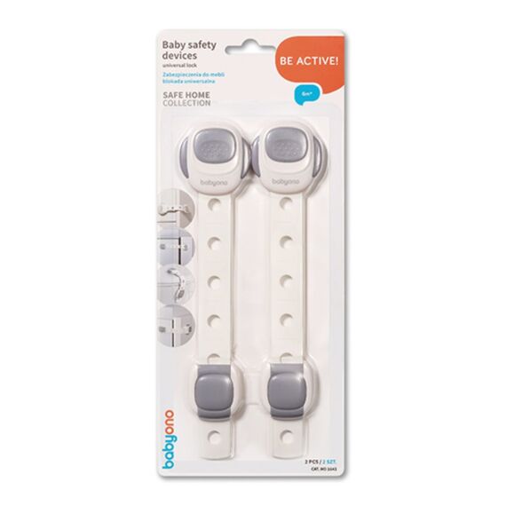 Babyono: Προστατευτικά για ντουλάπια - συρτάρια 2 τεμάχια BN1643 - Ασφάλεια στο Oneirokosmos