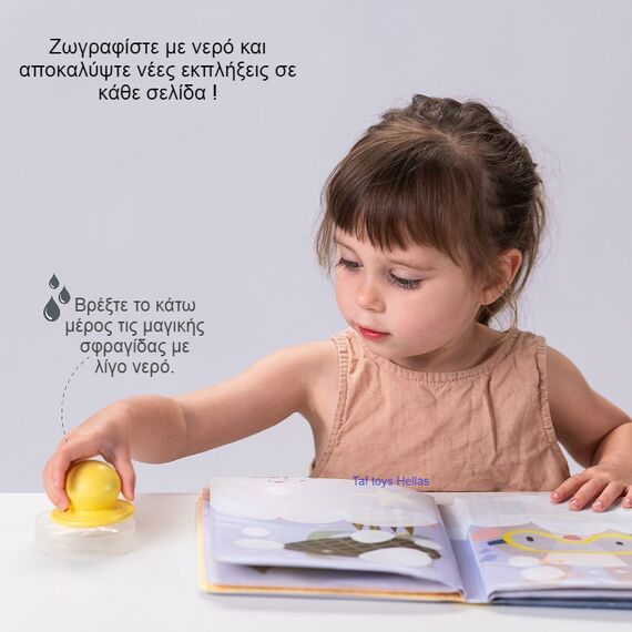 Taf Toys Αδιάβροχο Βιβλίο Δραστηριοτήτων Peek-A-Boo Water Book Τ-13465 - Δώρα στο Oneirokosmos