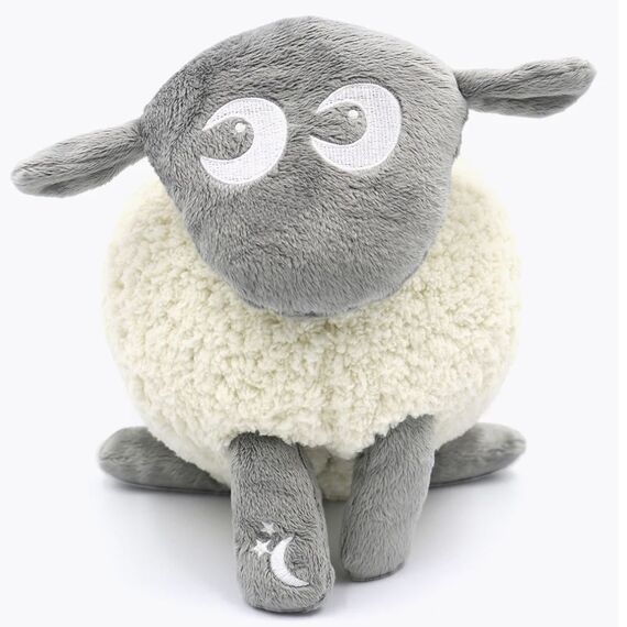 Ewan το προβατάκι DELUXE: Επαναφορτιζόμενο Βοήθημα Ύπνου με αισθητήρα κλάματος και φως  Γκρι  EW821252 - Παιχνίδια στο Oneirokosmos