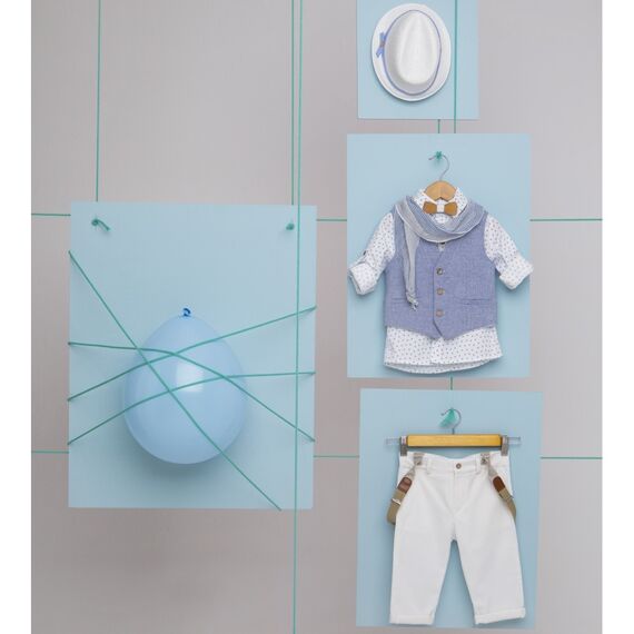 Bambolino: Dimitris Βαπτιστικό Ρούχο για Αγόρι 1719 - Ρούχα Βάπτισης για Αγόρι στο Oneirokosmos