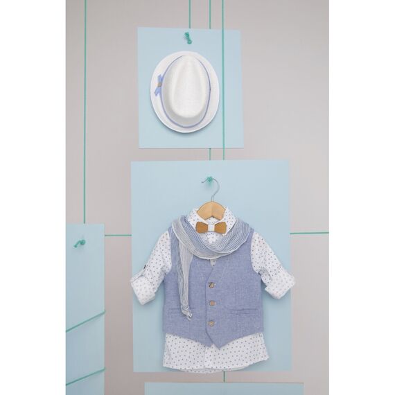 Bambolino: Dimitris Βαπτιστικό Ρούχο για Αγόρι 1719 - Ρούχα Βάπτισης για Αγόρι στο Oneirokosmos
