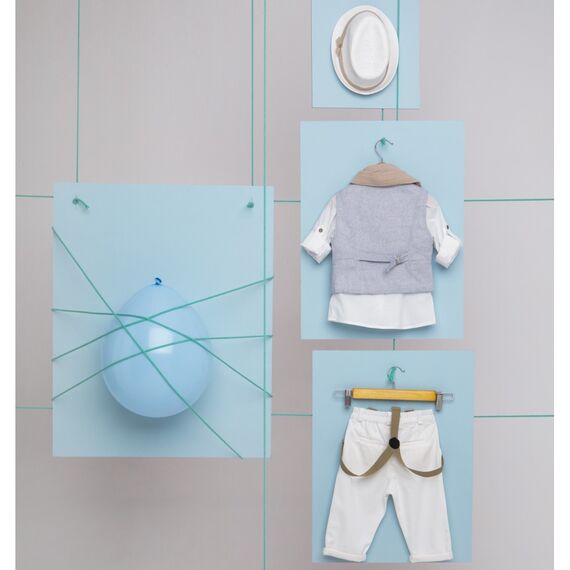 Bambolino: Dionisis Βαπτιστικό Ρούχο για Αγόρι 1720 - Ρούχα Βάπτισης για Αγόρι στο Oneirokosmos