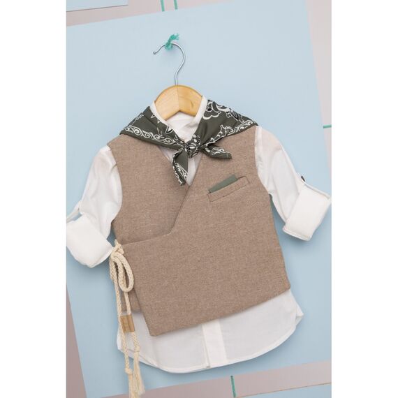 Bambolino: Grigoris Βαπτιστικό Ρούχο για Αγόρι 1714 - Ρούχα Βάπτισης για Αγόρι στο Oneirokosmos