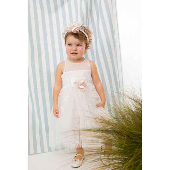 Bambolino: Ophelia Βαπτιστικό ρούχο για κορίτσι 1607 - Ρούχα Βάπτισης για Κορίτσι στο Oneirokosmos