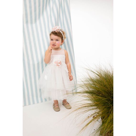 Bambolino: Ophelia Βαπτιστικό ρούχο για κορίτσι 1607 - Ρούχα Βάπτισης για Κορίτσι στο Oneirokosmos