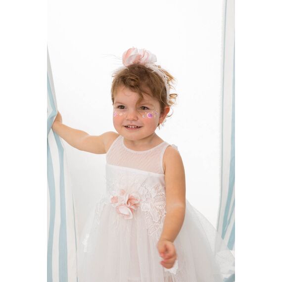 Bambolino: Ophelia Βαπτιστικό ρούχο για κορίτσι 1607 - Ρούχα Βάπτισης για Κορίτσι στο Oneirokosmos