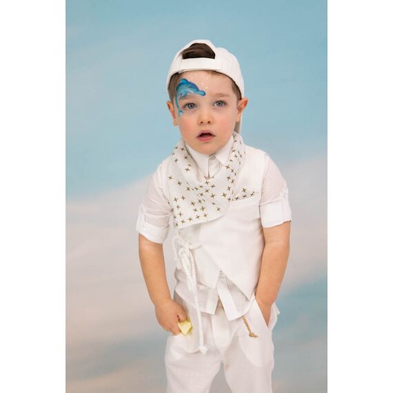 Bambolino: Anastasios Βαπτιστικό Ρούχο για Αγόρι 1703 - Ρούχα Βάπτισης για Αγόρι στο Oneirokosmos