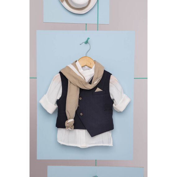 Bambolino: Fragiskos Βαπτιστικό Ρούχο για Αγόρι 1764 - Ρούχα Βάπτισης για Αγόρι στο Oneirokosmos