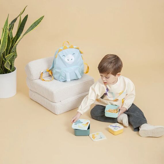 Miniland Σετ Παιδικά Δοχεία Φαγητού  Snack Box Jurassic ML89621 - Θερμός & Ισοθερμικά Προϊόντα στο Oneirokosmos