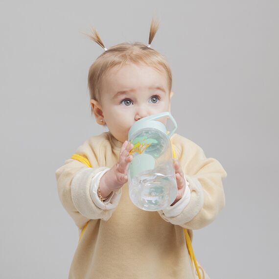 Miniland Tritan Παγούρι Kiddie Bottle Jungle 450 ml ML89622 - Ποτηράκια 6μηνών + στο Oneirokosmos