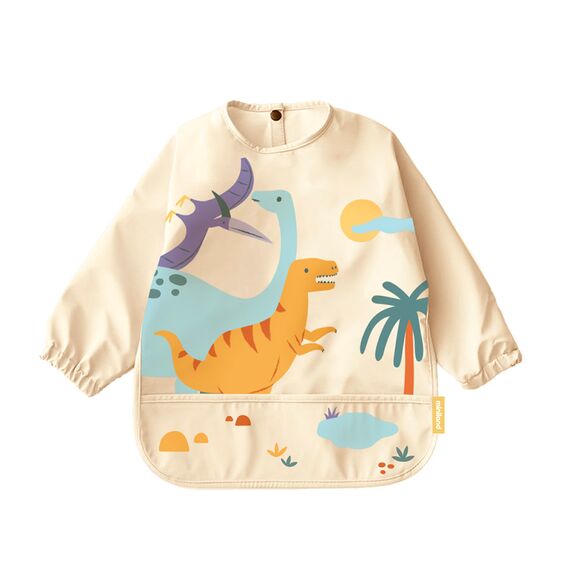 Miniland Soft Μακρυμάνικη  Σαλιάρα  Biby Jurassic  ML89624 - Σαλιάρες Πλαστικές - Σιλικόνης στο Oneirokosmos