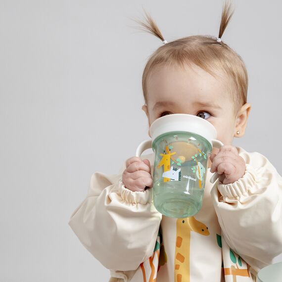 Miniland Παιδικό Ποτηράκι 360 Sippy Cup Jungle 270 ml  ML89637 - Ποτηράκια 6μηνών + στο Oneirokosmos