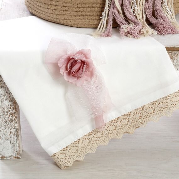 Σετ Βάπτισης Λουλούδια και Μονόγραμμα ΣΔΣ-2523 - Για Κορίτσι στο Oneirokosmos