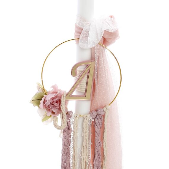 Σετ Βάπτισης Λουλούδια και Μονόγραμμα ΣΔΣ-2523 - Για Κορίτσι στο Oneirokosmos