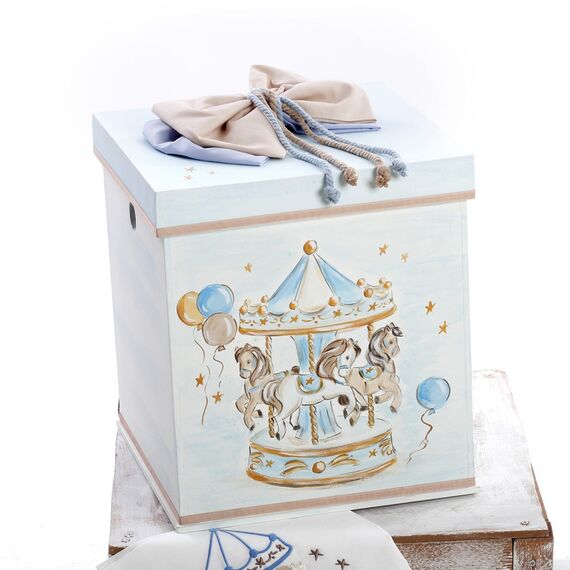 Σετ Βάπτισης με Θέμα Καρουζέλ ΣΚΒ-2501 - Για Αγόρι στο Oneirokosmos