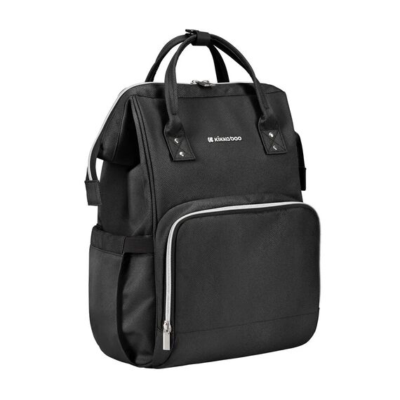 Kikkaboo Τσάντα Αλλαξιέρα Siena Black & Silver 31108020111 - Τσάντες - Αλλαξιέρες στο Oneirokosmos