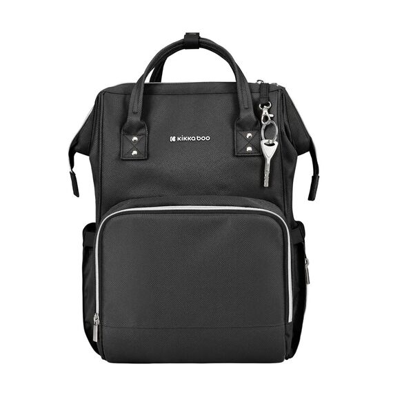 Kikkaboo Τσάντα Αλλαξιέρα Siena Black & Silver 31108020111 - Τσάντες - Αλλαξιέρες στο Oneirokosmos