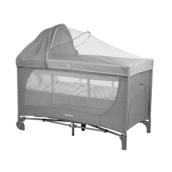 Kikka Boo Παρκοκρέβατο Medley PLUS 2 levels Grey 31003010124 - Παρκοκρέβατο στο Oneirokosmos