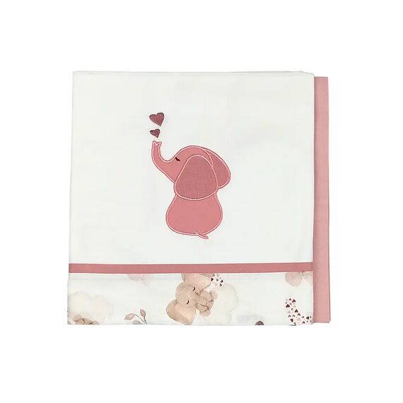 Baby Star Σεντόνια Λίκνου 2 τεμ. Elephant - Σεντόνια Λίκνου & Καλαθούνας στο Oneirokosmos