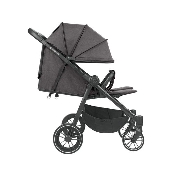Kikka boo Καρότσι Διδύμων Happy 2 Dark Grey 31001040015 - Καρότσια για Δίδυμα στο Oneirokosmos