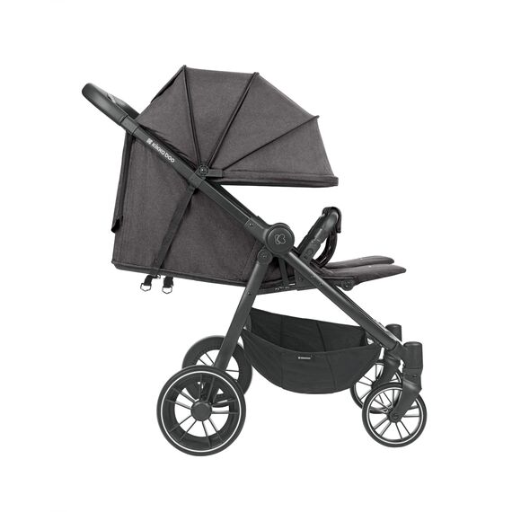 Kikka boo Καρότσι Διδύμων Happy 2 Dark Grey 31001040015 - Καρότσια για Δίδυμα στο Oneirokosmos