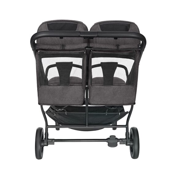 Kikka boo Καρότσι Διδύμων Happy 2 Dark Grey 31001040015 - Καρότσια για Δίδυμα στο Oneirokosmos