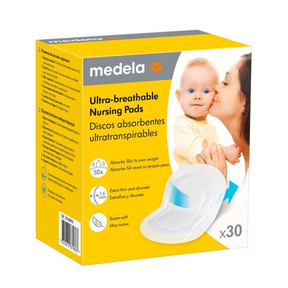 Medela Ultra-breathable Επιθέματα Στήθους μιας Χρήσης 101045878 - Προϊόντα για τη Μητέρα στο Oneirokosmos
