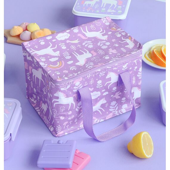 A Little Lovely Company Τσαντάκι μεταφοράς φαγητού - Unicorn Dreams CBUDPU26 - Θερμός & Ισοθερμικά Προϊόντα στο Oneirokosmos