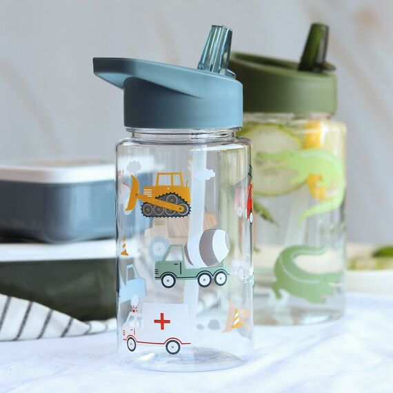 A Little Lovely Company Παιδικό Παγούρι από Tritan 450ml - Vehicles DBVEBU62 - Εκπαιδευτικά Ποτηράκια στο Oneirokosmos