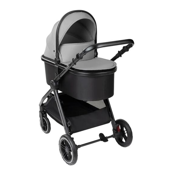 Kikka Boo Πολυκαρότσι 3 in 1 with Carrycot Ava Grey 31001010062 - Πολυκαρότσια, Συστήματα Μεταφοράς στο Oneirokosmos