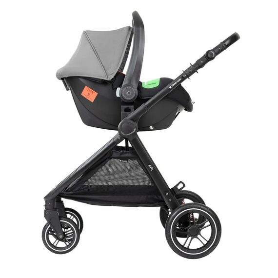Kikka Boo Πολυκαρότσι 3 in 1 with Carrycot Ava Grey 31001010062 - Πολυκαρότσια, Συστήματα Μεταφοράς στο Oneirokosmos