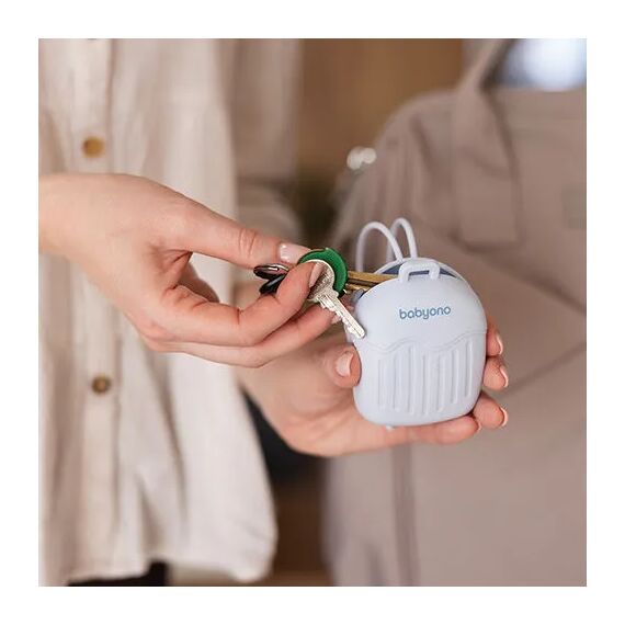 BabyOno Θήκη πιπίλας σιλικόνης - Μπλε BN1656/01 - Πιπίλες στο Oneirokosmos