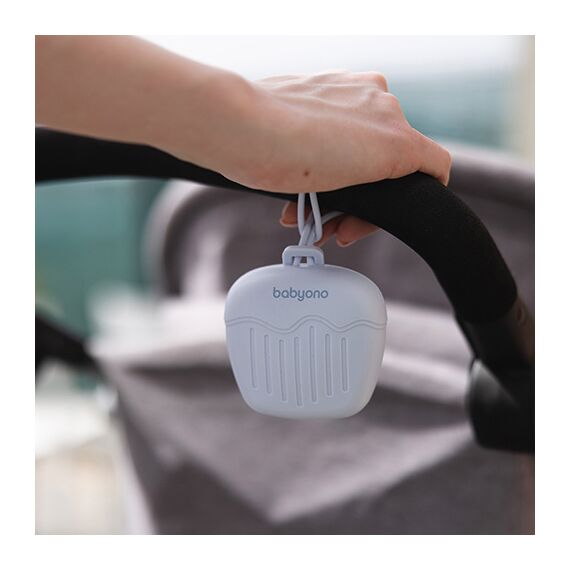 BabyOno Θήκη πιπίλας σιλικόνης - Μπλε BN1656/01 - Πιπίλες στο Oneirokosmos