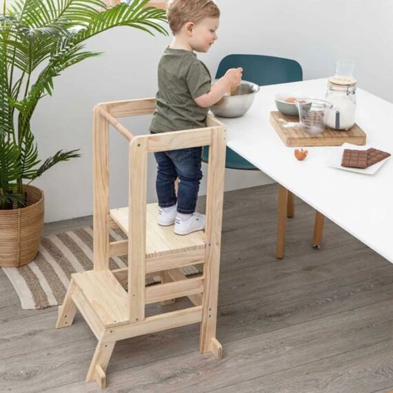 Atmosphera Πύργος Μάθησης Montessori από Ξύλο Παρατηρητήριο 174249 - Εκπαιδευτικά Παιχνίδια στο Oneirokosmos