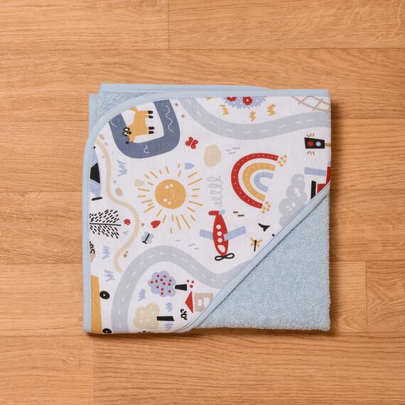 ABO Kάπα-Μπουρνούζι Boy on Adventure 3043-530 - Πετσέτες-Μπουρνούζια στο Oneirokosmos