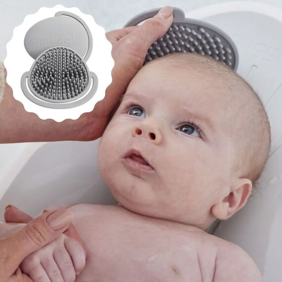Shnuggle Βούρτσα κατά της Νινίδας από σιλικόνη - Taupe SHN-BRSH-TPE - Αξεσουάρ στο Oneirokosmos