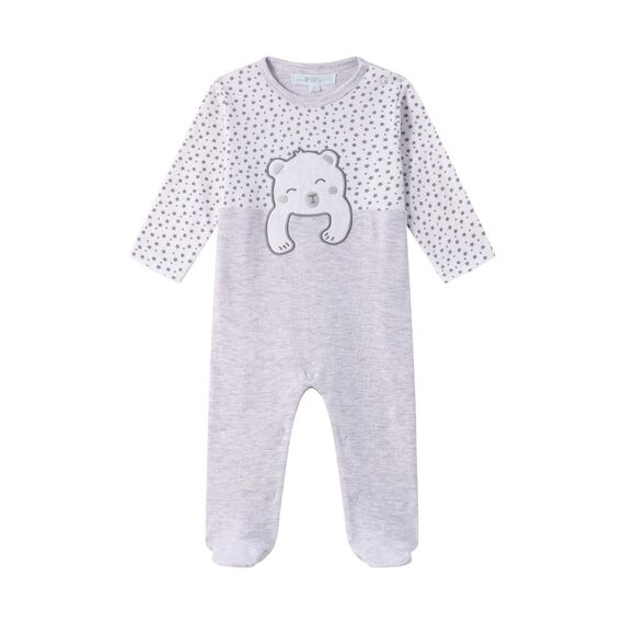 AMOMI Βρεφικό Φορμάκι  Γκρι Bear 71023 - Newborm στο Oneirokosmos
