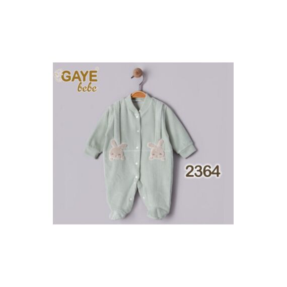 Gaye  Βρεφικό Φορμάκι Βελουτέ Μέντα 2364 - Newborm στο Oneirokosmos