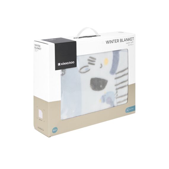 Kikka Bοο Super Soft Κουβέρτα 80X110cm Stripy Friends  31103020151 - Κουβέρτες στο Oneirokosmos