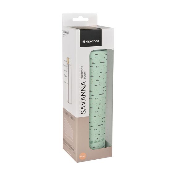 Kikka Boo Ανοξείδωτος Θερμός για Υγρά 500ml Savanna Mint 31302030055 - Θερμός & Ισοθερμικά Προϊόντα στο Oneirokosmos